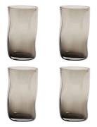 Glass Furo L Home Tableware Glass Drinking Glass Grey Muubs
