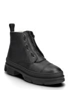 Cph693M Grainy Leather Teddy Black Nyörisaappaat Black Copenhagen Stud...