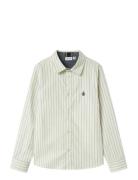 Nkmnewsa Ls Shirt Noos Tops Shirts Long-sleeved Shirts Cream Name It