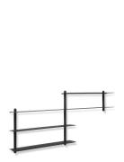 Nivo Shelf B Black Ash/ Black Home Furniture Shelves Black Gejst