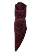 Tilda Dress Polvipituinen Mekko Burgundy Ahlvar Gallery