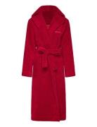 Terry_Hooded Gown Aamutakki Red HUGO