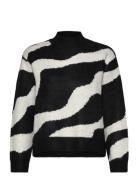 Malliesz Pullover Tops Knitwear Jumpers Black Saint Tropez