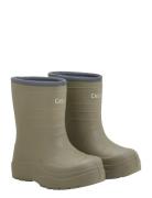 Thermal Wellies - Embossed Shoes Rubberboots High Rubberboots Green Ce...