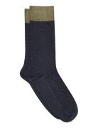 Frode Socks Lingerie Socks Regular Socks Navy Mp Denmark