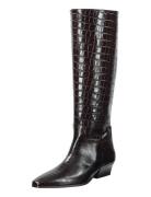 Bassotte Long Shaft Boot Korkeavartiset Saapikkaat Brown GANT