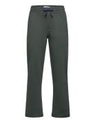 Cotton Drawstring Joggers Bottoms Sweatpants Green Mango