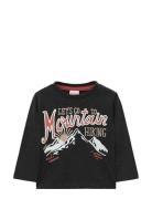 Knit T-Shirt Tops T-shirts Long-sleeved T-shirts Black Boboli