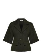 Babea-M Blazers Single Breasted Blazers Green MbyM