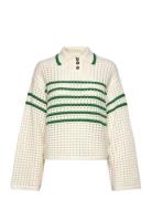 Leen Knit Tops Knitwear Jumpers Cream Noella