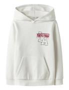 Nkmkilian Swe Wh Bru Ps Noos Tops Sweat-shirts & Hoodies Hoodies White...