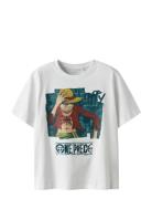 Nkmjob Piece Nreg Ss Top Noos Vde Tops T-shirts Short-sleeved White Na...