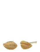 Elm Leaf Earsticks Accessories Jewellery Earrings Studs Gold Pernille ...