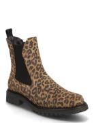 Women Boots Shoes Boots Ankle Boots Ankle Boots Flat Heel Beige Tamari...