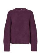Gillian Tops Knitwear Jumpers Burgundy MbyM