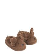 Aviaja Reindeer Slippers Aamutossut Sisäkengät Brown Liewood