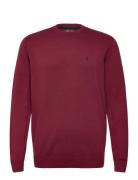 Ellison Reg Cw Cot Mcs M Knit Tops Knitwear Round Necks Red MCS