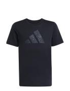 J Fi T Tops T-shirts Short-sleeved Black Adidas Sportswear