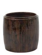 Flower Pot Xs Mystique Dark Brown Home Decoration Flower Pots Brown Se...