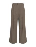 Mschrosina Michelle Hw Pants Bottoms Trousers Wide Leg Brown MSCH Cope...