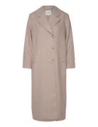 Dyani-M Villakangastakki Pitkä Takki Beige MbyM