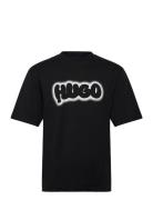 Nulibax Tops T-shirts Short-sleeved Black HUGO BLUE