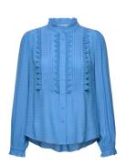 Arielll Shirt Ls Tops Shirts Long-sleeved Blue Lollys Laundry