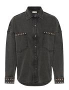 Veidall Shirt Ls Tops Shirts Long-sleeved Grey Lollys Laundry