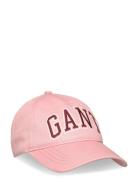 Collegiate Cotton Twill Cap Accessories Headwear Caps Pink GANT