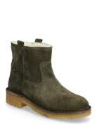Trotter Shoes Boots Ankle Boots Ankle Boots Flat Heel Khaki Green Bill...