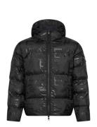 Bomber Jacket Vuorillinen Takki Topattu Takki Black EA7