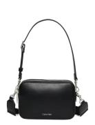Webbing Double Strap Camera Bag Bags Crossbody Bags Black Calvin Klein