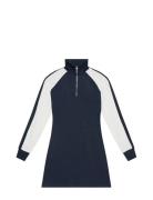 Fall Texture Mini Dress Lyhyt Mekko Navy Calvin Klein Jeans