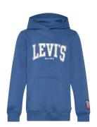 Po-Pull-Over Hoody Tops Sweat-shirts & Hoodies Hoodies Blue Levi's