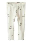 Nbmniku Xsl Legging Bottoms Leggings Cream Name It