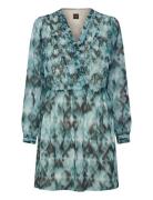 C_Denvont Lyhyt Mekko Blue BOSS