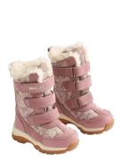 Winterboot Airy Tex Talvikengät Tarroilla Pink Wheat