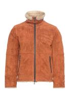 Fred Suedeaviator Nahkatakki Orange Jofama