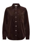 Shirt Tops Shirts Long-sleeved Brown FREE/QUENT