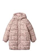 Puffer Coat Yrsa Toppatakki Pink Wheat