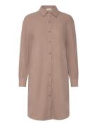 Crkanna Dress Lyhyt Mekko Beige Cream