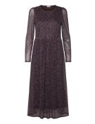 Dress From Freequent Polvipituinen Mekko Brown FREE/QUENT