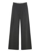 Low Rise Wide Leg Pleated Suiting Trousers Bottoms Trousers Wide Leg G...