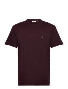 Application T-Shirt Tops T-shirts Short-sleeved Burgundy Revolution