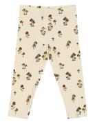 Legging Printed Bottoms Leggings Cream Petit Piao