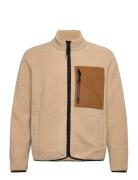 Pocket Teddy Jacket Ohut Takki Beige Revolution