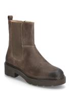 Jaine_Ab Shoes Boots Ankle Boots Ankle Boots With Heel Brown UNISA
