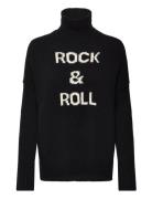 Alma Mw R Tops Knitwear Turtleneck Black Zadig & Voltaire