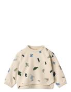 Sweatshirt L/S Emery Tops Sweat-shirts & Hoodies Sweat-shirts Cream Wh...