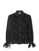 Yasanisa Ls Shirt Tops Shirts Long-sleeved Black YAS